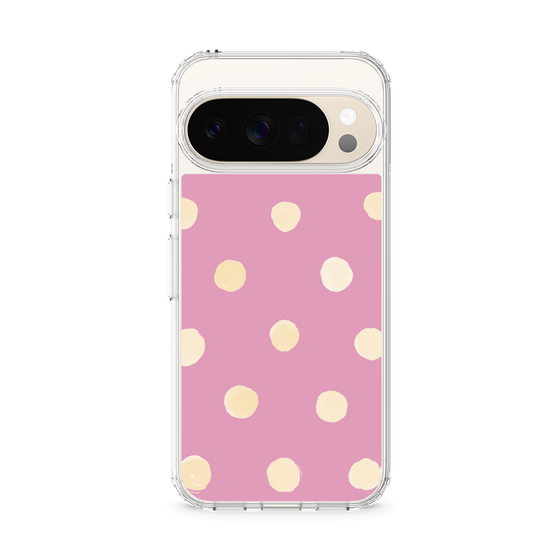 Slim Protection Case［ Watercolor Dots Retro Color - Pink ］