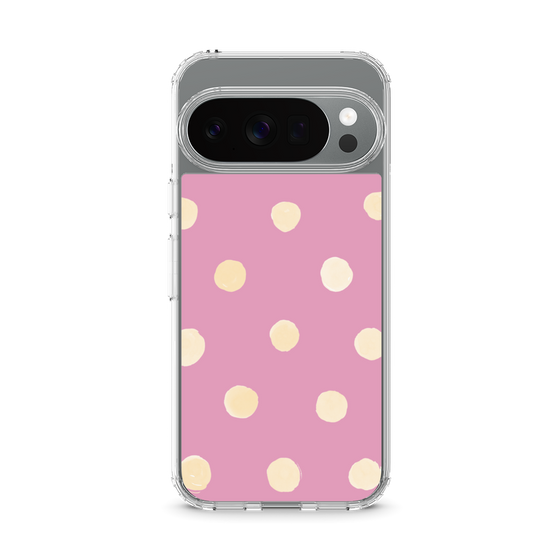 Slim Protection Case［ Watercolor Dots Retro Color - Pink ］