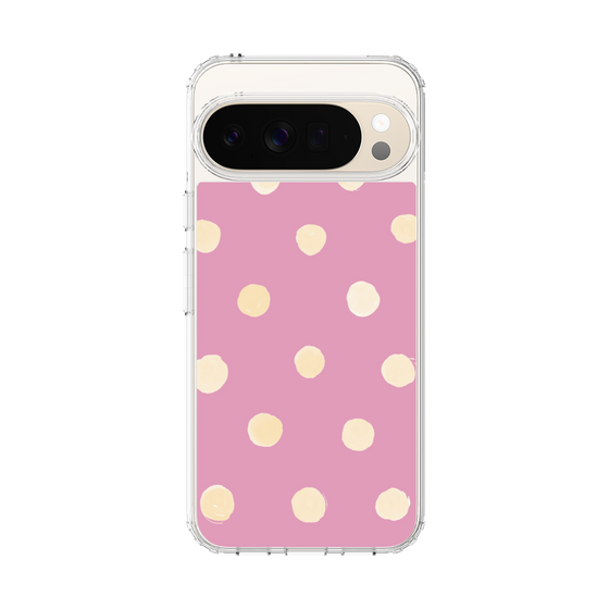 Slim Protection Case［ Watercolor Dots Retro Color - Pink ］