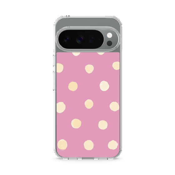 Slim Protection Case［ Watercolor Dots Retro Color - Pink ］