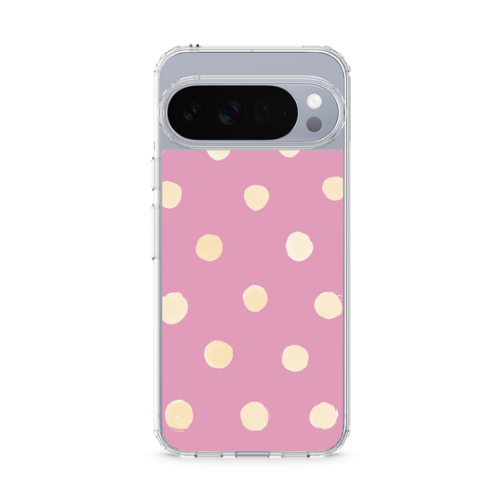 Slim Protection Case［ Watercolor Dots Retro Color - Pink ］