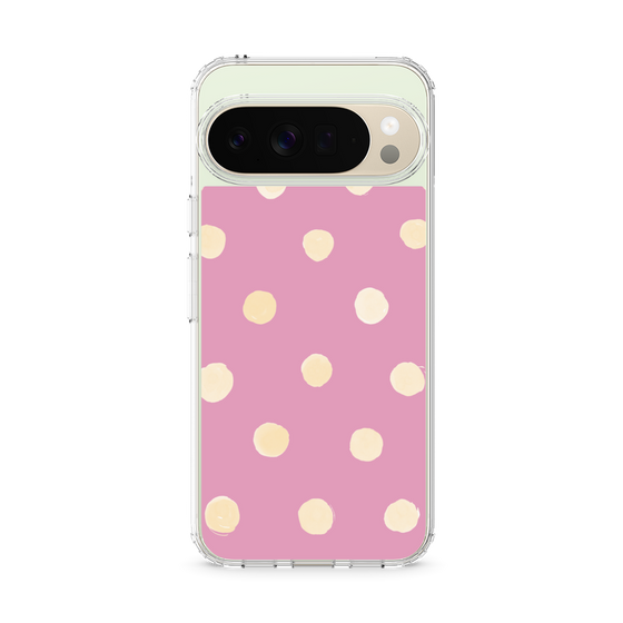 Slim Protection Case［ Watercolor Dots Retro Color - Pink ］