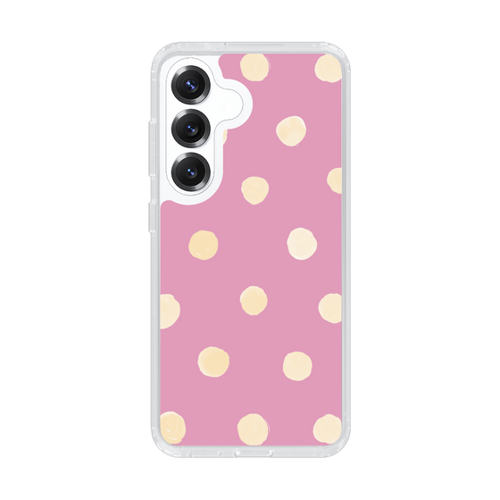 Slim Protection Case［ Watercolor Dots Retro Color - Pink ］