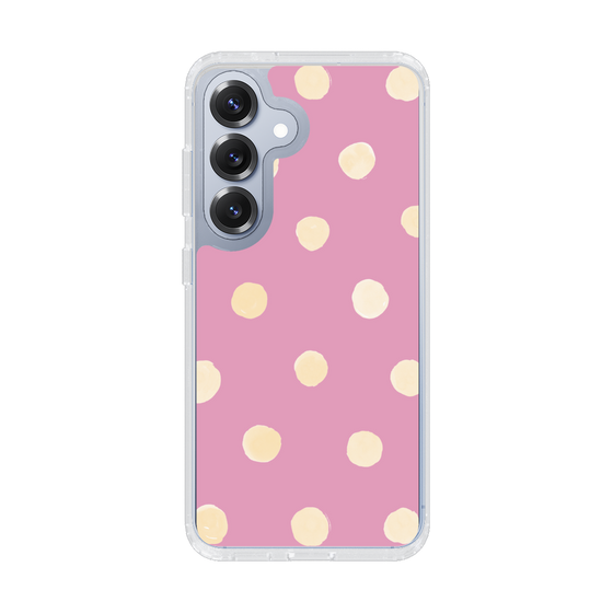 Slim Protection Case［ Watercolor Dots Retro Color - Pink ］