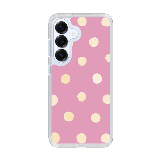 Slim Protection Case［ Watercolor Dots Retro Color - Pink ］