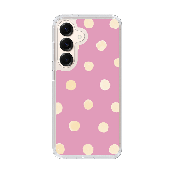 Slim Protection Case［ Watercolor Dots Retro Color - Pink ］