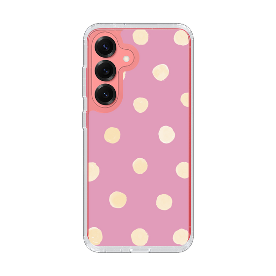 Slim Protection Case［ Watercolor Dots Retro Color - Pink ］