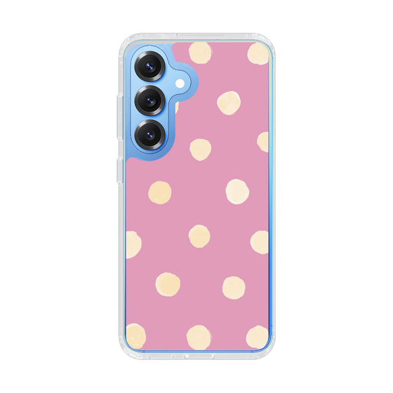 Slim Protection Case［ Watercolor Dots Retro Color - Pink ］