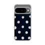 Slim Protection Case［ Watercolor Dots Retro Color - Navy ］