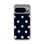 Slim Protection Case［ Watercolor Dots Retro Color - Navy ］