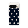 Slim Protection Case［ Watercolor Dots Retro Color - Navy ］