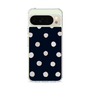 Slim Protection Case［ Watercolor Dots Retro Color - Navy ］