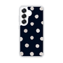 Slim Protection Case［ Watercolor Dots Retro Color - Navy ］