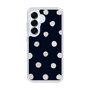 Slim Protection Case［ Watercolor Dots Retro Color - Navy ］