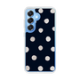 Slim Protection Case［ Watercolor Dots Retro Color - Navy ］
