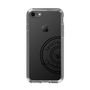 Slim Protection Case for Apple iPhone 8［ 1PIU1UGUALE3 - crane - Black ］