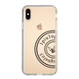Slim Protection Case for Apple iPhone XS［ 1PIU1UGUALE3 - crane - Black ］