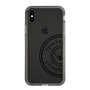 Slim Protection Case for Apple iPhone XS［ 1PIU1UGUALE3 - crane - Black ］
