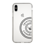 Slim Protection Case for Apple iPhone XS［ 1PIU1UGUALE3 - crane - Black ］