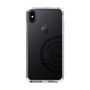 Slim Protection Case for Apple iPhone XS Max［ 1PIU1UGUALE3 - crane - Black ］