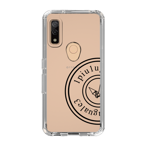 Slim Protection Case for FCNT arrows We［ 1PIU1UGUALE3 - crane - Black ］