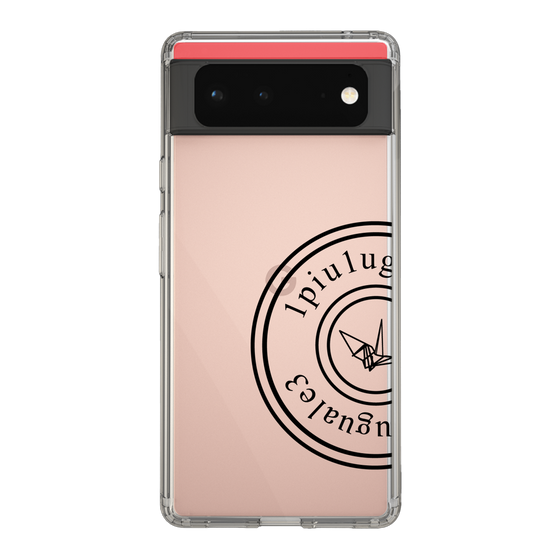 Slim Protection Case for Google Pixel 6［ 1PIU1UGUALE3 - crane - Black ］