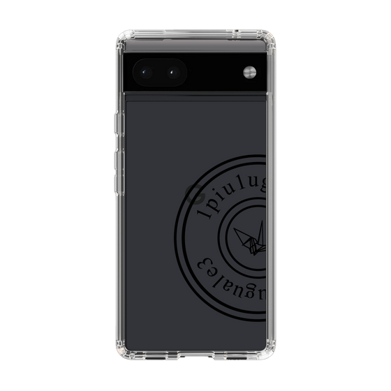 Slim Protection Case for Google Pixel 6a［ 1PIU1UGUALE3 - crane - Black ］