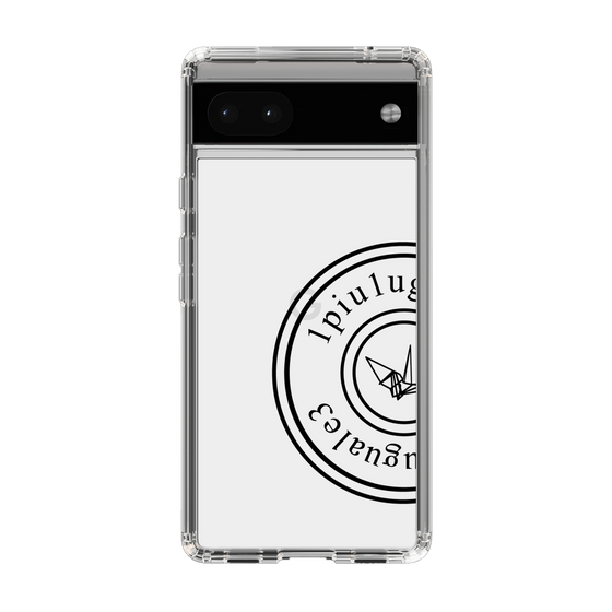 Slim Protection Case for Google Pixel 6a［ 1PIU1UGUALE3 - crane - Black ］