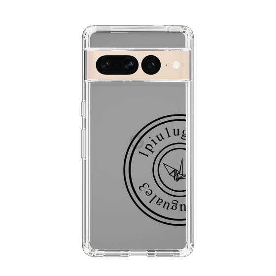 Slim Protection Case for Google Pixel 7 Pro［ 1PIU1UGUALE3 - crane - Black ］