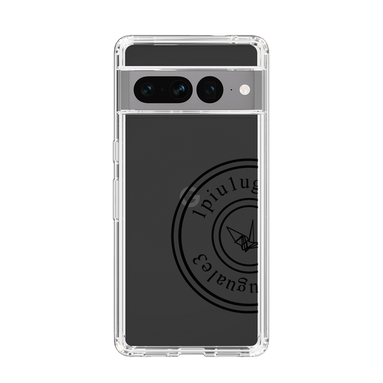 Slim Protection Case for Google Pixel 7 Pro［ 1PIU1UGUALE3 - crane - Black ］