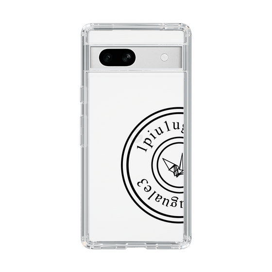 Slim Protection Case for Google Pixel 7a［ 1PIU1UGUALE3 - crane - Black ］