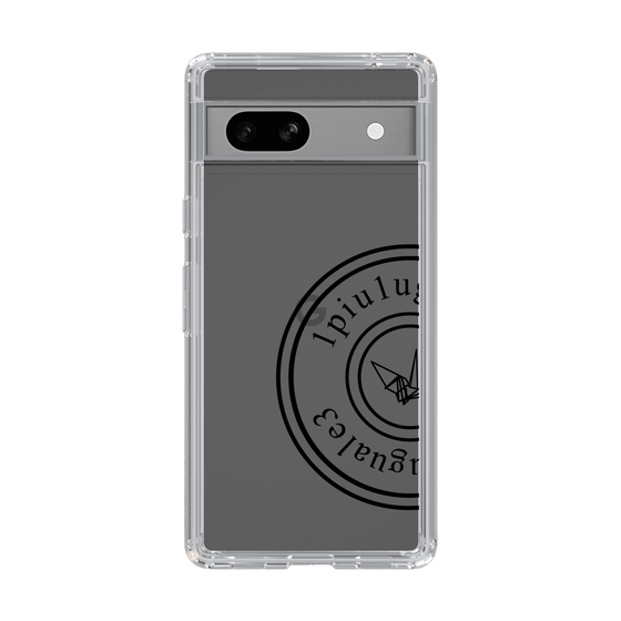 Slim Protection Case for Google Pixel 7a［ 1PIU1UGUALE3 - crane - Black ］
