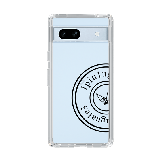 Slim Protection Case for Google Pixel 7a［ 1PIU1UGUALE3 - crane - Black ］
