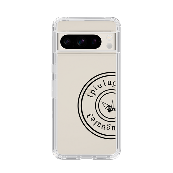 Slim Protection Case for Google Pixel 8 Pro［ 1PIU1UGUALE3 - crane - Black ］