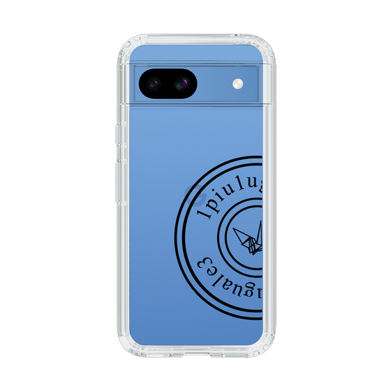 Slim Protection Case for Google Pixel 8a［ 1PIU1UGUALE3 - crane - Black ］