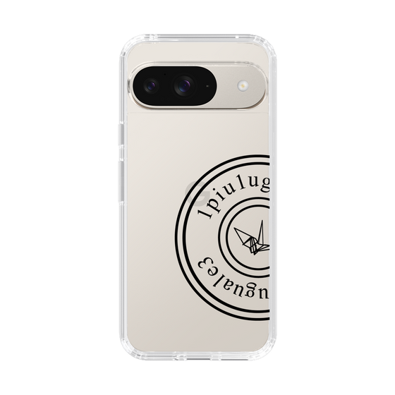 Slim Protection Case for Google Pixel 9［ 1PIU1UGUALE3 - crane - Black ］