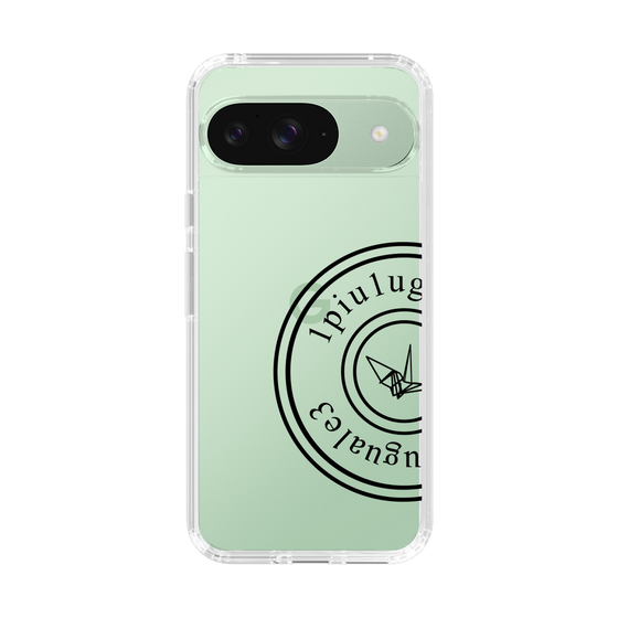 Slim Protection Case for Google Pixel 9［ 1PIU1UGUALE3 - crane - Black ］