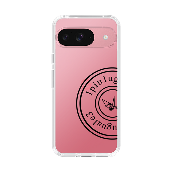 Slim Protection Case for Google Pixel 9［ 1PIU1UGUALE3 - crane - Black ］