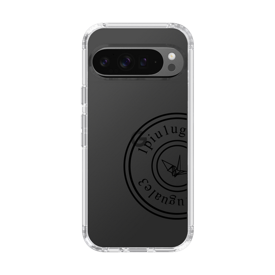 Slim Protection Case for Google Pixel 9 Pro XL［ 1PIU1UGUALE3 - crane - Black ］