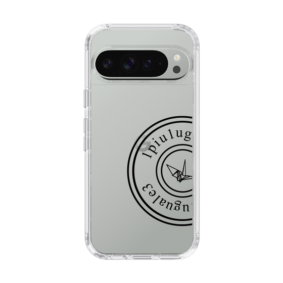 Slim Protection Case for Google Pixel 9 Pro XL［ 1PIU1UGUALE3 - crane - Black ］