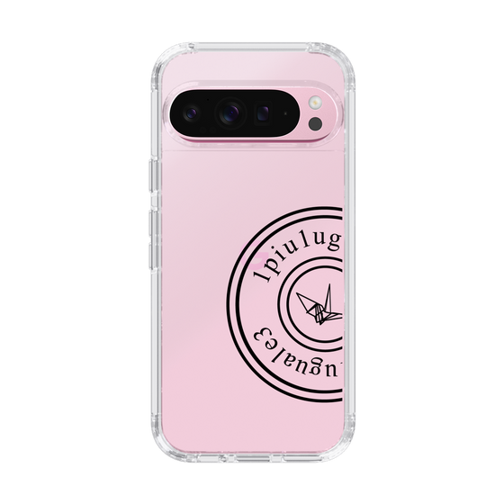 Slim Protection Case for Google Pixel 9 Pro XL［ 1PIU1UGUALE3 - crane - Black ］