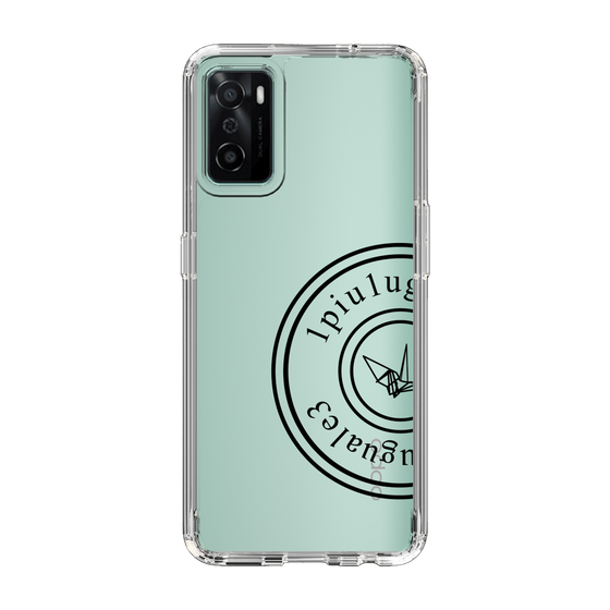 Slim Protection Case for OPPO A55s 5G［ 1PIU1UGUALE3 - crane - Black ］
