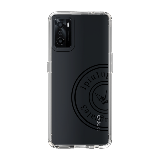 Slim Protection Case for OPPO A55s 5G［ 1PIU1UGUALE3 - crane - Black ］