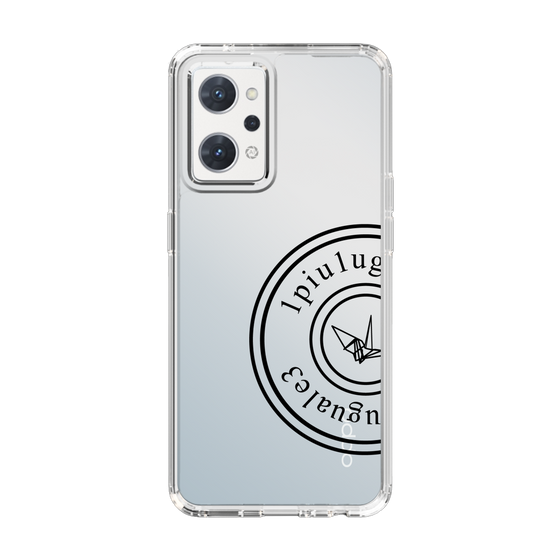 Slim Protection Case for OPPO Reno7 A［ 1PIU1UGUALE3 - crane - Black ］