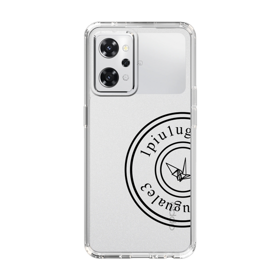 Slim Protection Case for OPPO Reno9 A［ 1PIU1UGUALE3 - crane - Black ］