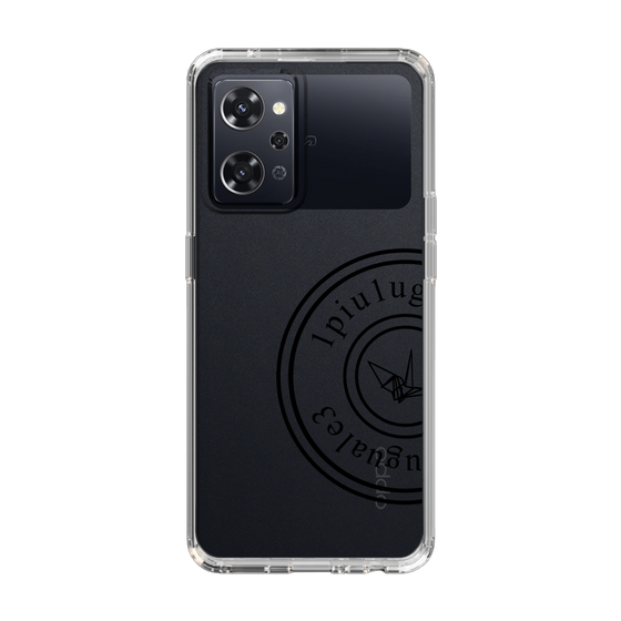 Slim Protection Case for OPPO Reno9 A［ 1PIU1UGUALE3 - crane - Black ］