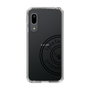 Slim Protection Case for SHARP AQUOS sense3 basic［ 1PIU1UGUALE3 - crane - Black ］