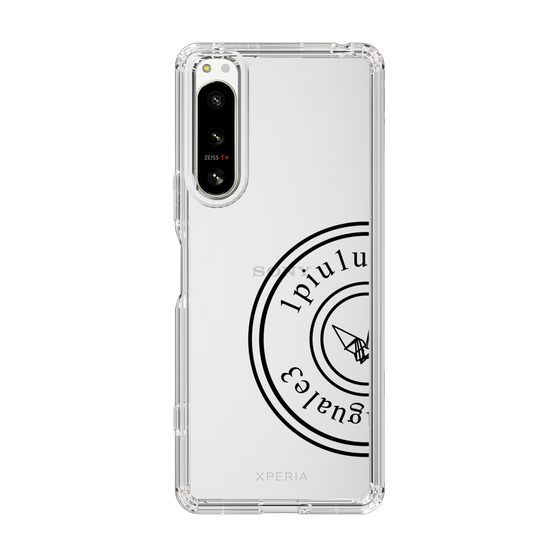 Slim Protection Case for SONY Xperia 5 IV［ 1PIU1UGUALE3 - crane - Black ］