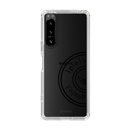 Slim Protection Case for SONY Xperia 5 IV［ 1PIU1UGUALE3 - crane - Black ］