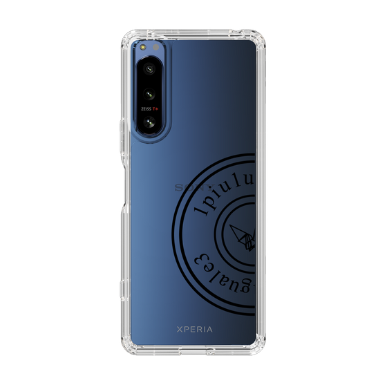 Slim Protection Case for SONY Xperia 5 IV［ 1PIU1UGUALE3 - crane - Black ］